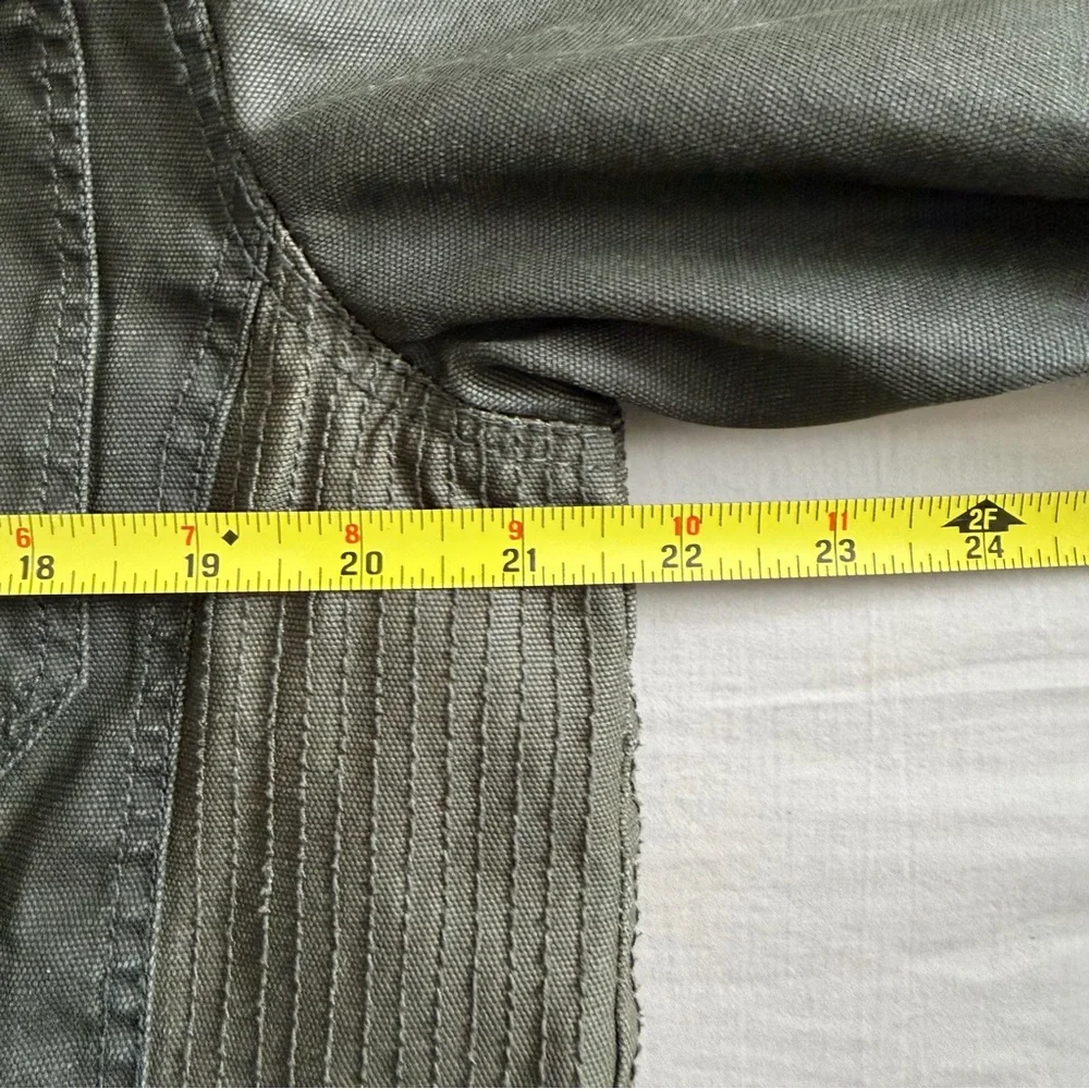 Hurley Waxed Plaid Lined Field Jacket Men’s Med‎ Green Covert Military Tactical